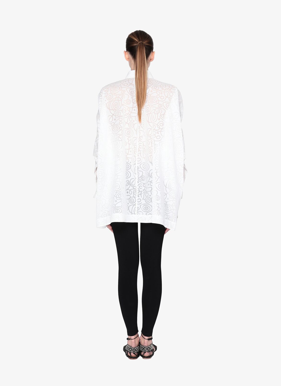 SHIRT SPIRALE WHITE ALAÏA WHITE  SHIRT SPIRALE WHITE